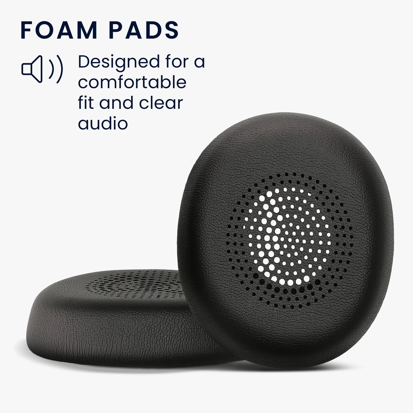 kwmobile Ohr Polster für Jabra Evolve 2 30 Ohrpolster Ersatz Kopfhörer Ersatzteile Over Ear Headphones