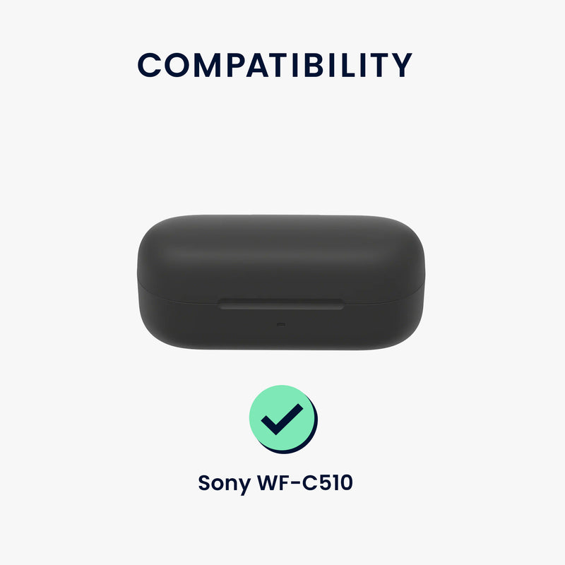 kwmobile Hülle kompatibel mit Sony WF-C510 Kopfhörer Case TPU Cover Schutzhülle