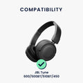 kwmobile Kopfhörer Tasche für Tune 600 / 500BT / 510BT / 450 Kopfhörer Case Hülle Reise Beutel für Headset Headphones Weiche Over Ear Schutzhülle
