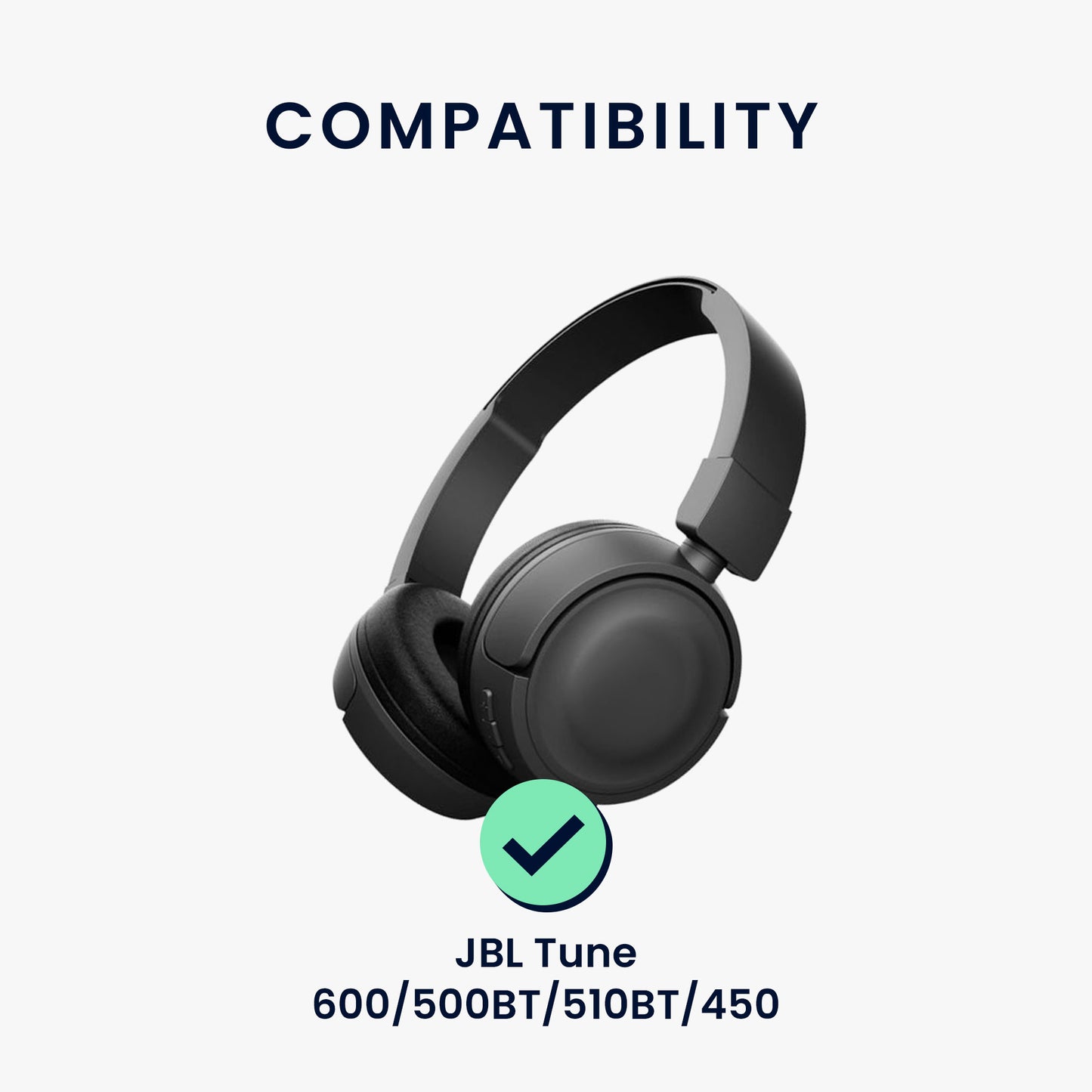 kwmobile Kopfhörer Tasche für Tune 600 / 500BT / 510BT / 450 Kopfhörer Case Hülle Reise Beutel für Headset Headphones Weiche Over Ear Schutzhülle