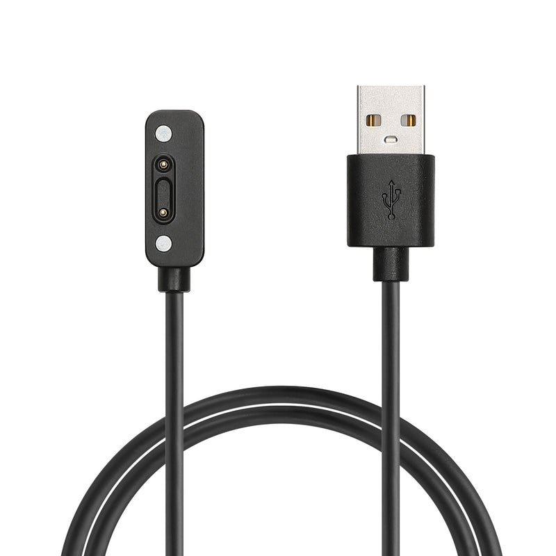 kwmobile USB Kabel Charger kompatibel mit Xplora X6 Play / X6 Pro Ladekabel - Smart Watch Ersatzkabel - Fitnesstracker Aufladekabel in Schwarz Schwarz  