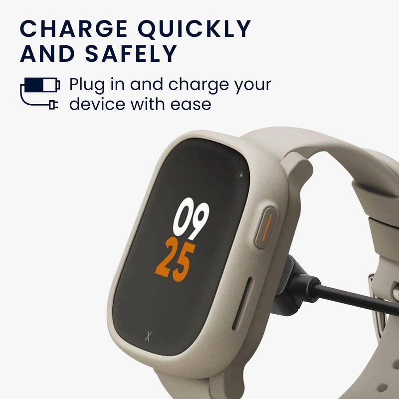 kwmobile USB Kabel Charger kompatibel mit Xplora X6 Play / X6 Pro Ladekabel Smart Watch Ersatzkabel Fitnesstracker Aufladekabel