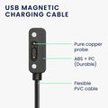 kwmobile USB Kabel Charger kompatibel mit Xplora X6 Play / X6 Pro Ladekabel Smart Watch Ersatzkabel Fitnesstracker Aufladekabel