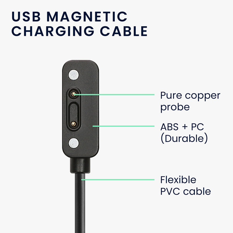 kwmobile USB Kabel Charger kompatibel mit Xplora X6 Play / X6 Pro Ladekabel Smart Watch Ersatzkabel Fitnesstracker Aufladekabel