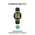 kwmobile Uhrenarmband für Huawei Watch GT5 41mm / GT5 Pro 42mm / Watch GT4 41mm Armband Fitnesstracker Band Set Ersatzarmband Smartwatch
