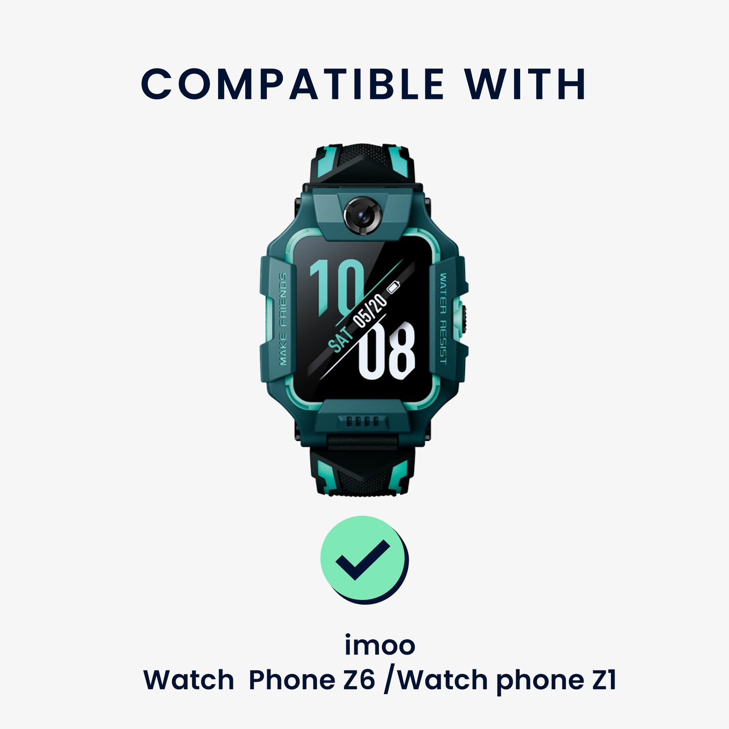 kwmobile Ersatzarmband kompatibel mit imoo Watch Phone Z1 / Z7 / Z6 Armband