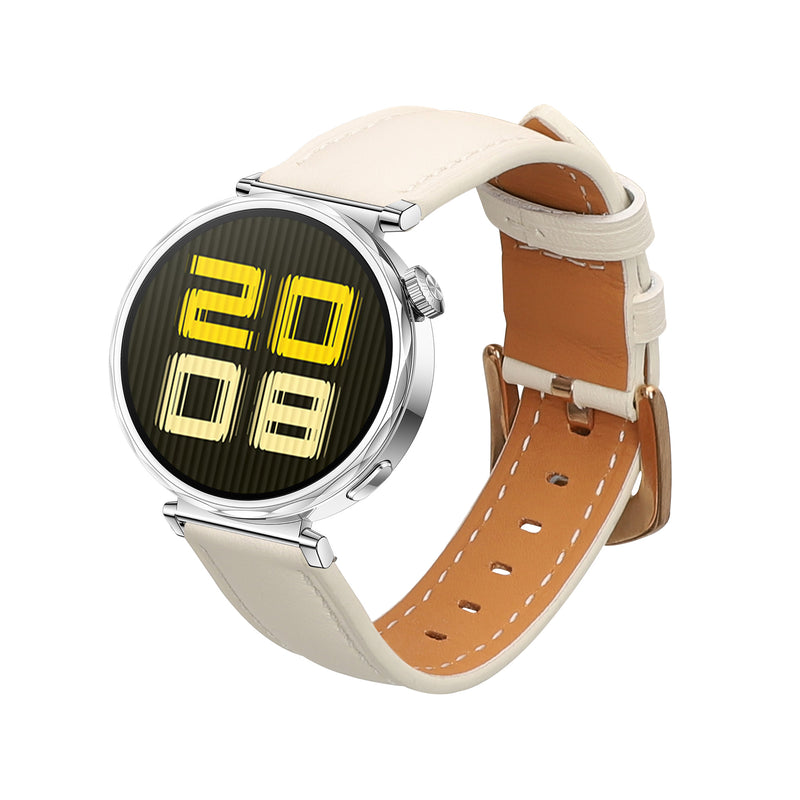 kwmobile Echtleder Uhrenarmband für Huawei Watch GT5 41mm / GT5 Pro 42mm / Watch GT4 41mm Armband Ersatzarmband für Fitnesstracker Wechselarmband Smartwatch