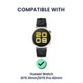 kwmobile Echtleder Uhrenarmband für Huawei Watch GT5 41mm / GT5 Pro 42mm / Watch GT4 41mm Armband Ersatzarmband für Fitnesstracker Wechselarmband Smartwatch