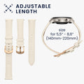 kwmobile Echtleder Uhrenarmband für Huawei Watch GT5 41mm / GT5 Pro 42mm / Watch GT4 41mm Armband Ersatzarmband für Fitnesstracker Wechselarmband Smartwatch