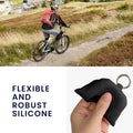 kwmobile Fahrrad GPS Case kompatibel mit Garmin Edge 1050 Hülle Schutzhülle mit Schlüsselring Cover mit Keyring