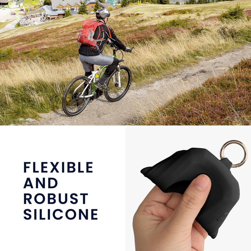 kwmobile Fahrrad GPS Case kompatibel mit Garmin Edge 1050 Hülle Schutzhülle mit Schlüsselring Cover mit Keyring