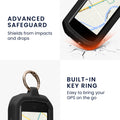 kwmobile Fahrrad GPS Case kompatibel mit Garmin Edge 1050 Hülle Schutzhülle mit Schlüsselring Cover mit Keyring