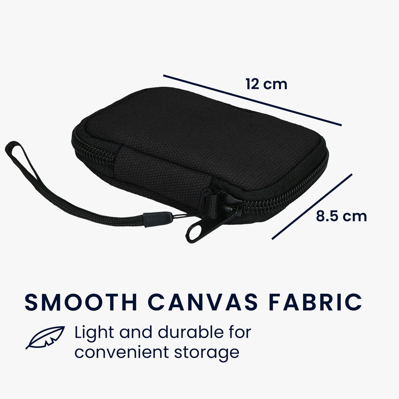 kwmobile In-Ear Kopfhörer Tasche kompatibel mit in-ear Headphones - Hülle Cover Case - 6 x 9 cm Innenmaße - Etui