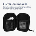 kwmobile In-Ear Kopfhörer Tasche kompatibel mit in-ear Headphones - Hülle Cover Case - 6 x 9 cm Innenmaße - Etui