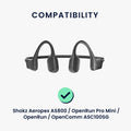 kwmobile USB C Ladekabel kompatibel mit Shokz Aeropex AS800 / OpenRun / OpenRun Pro Mini / OpenComm ASC100SG - Kabel Charger - Smart Watch Ersatzkabel - Fitnesstracker Aufladekabel