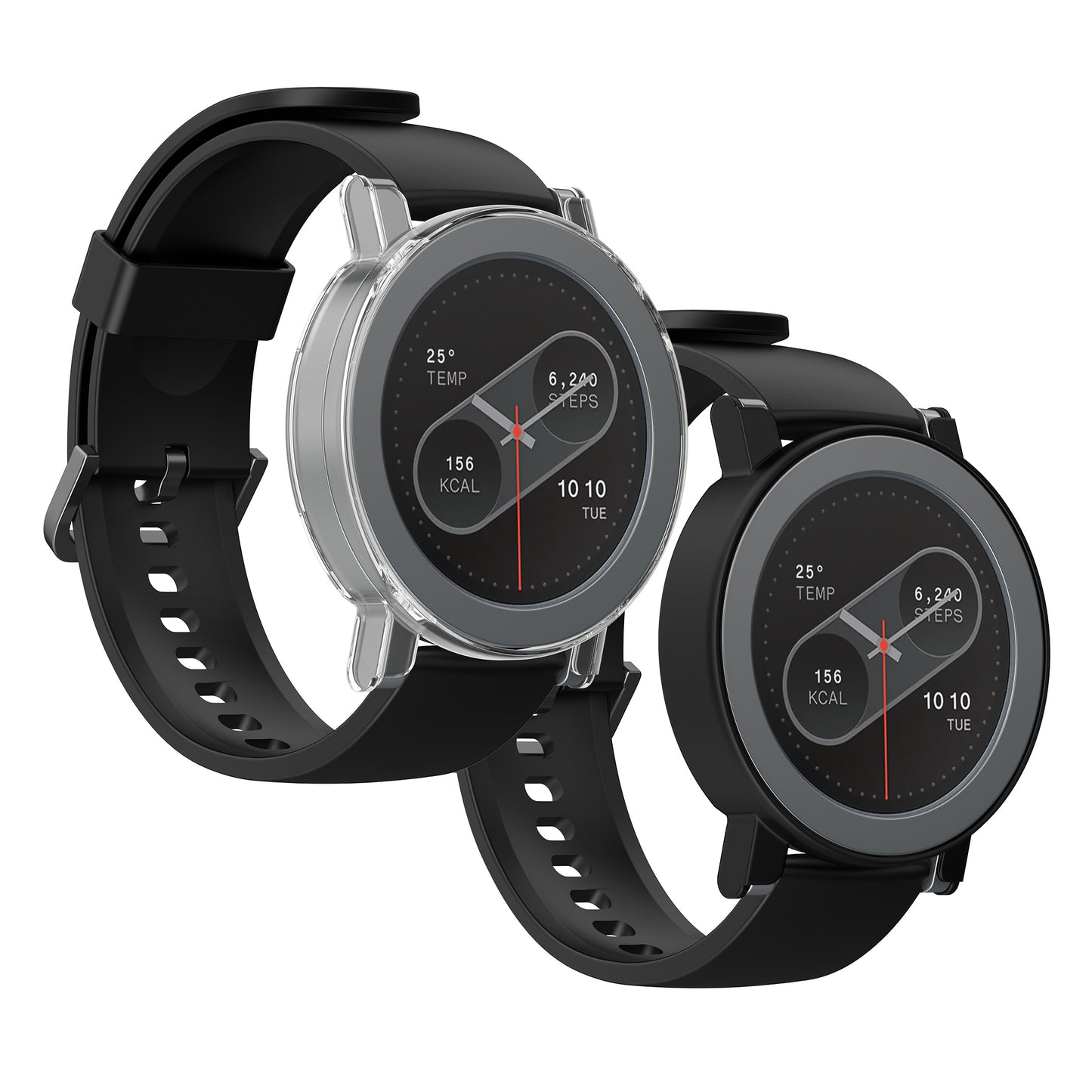 kwmobile Hülle kompatibel mit CMF by Nothing Watch Pro 2 (D398) Fitnesstracker Case Set ohne Tracker