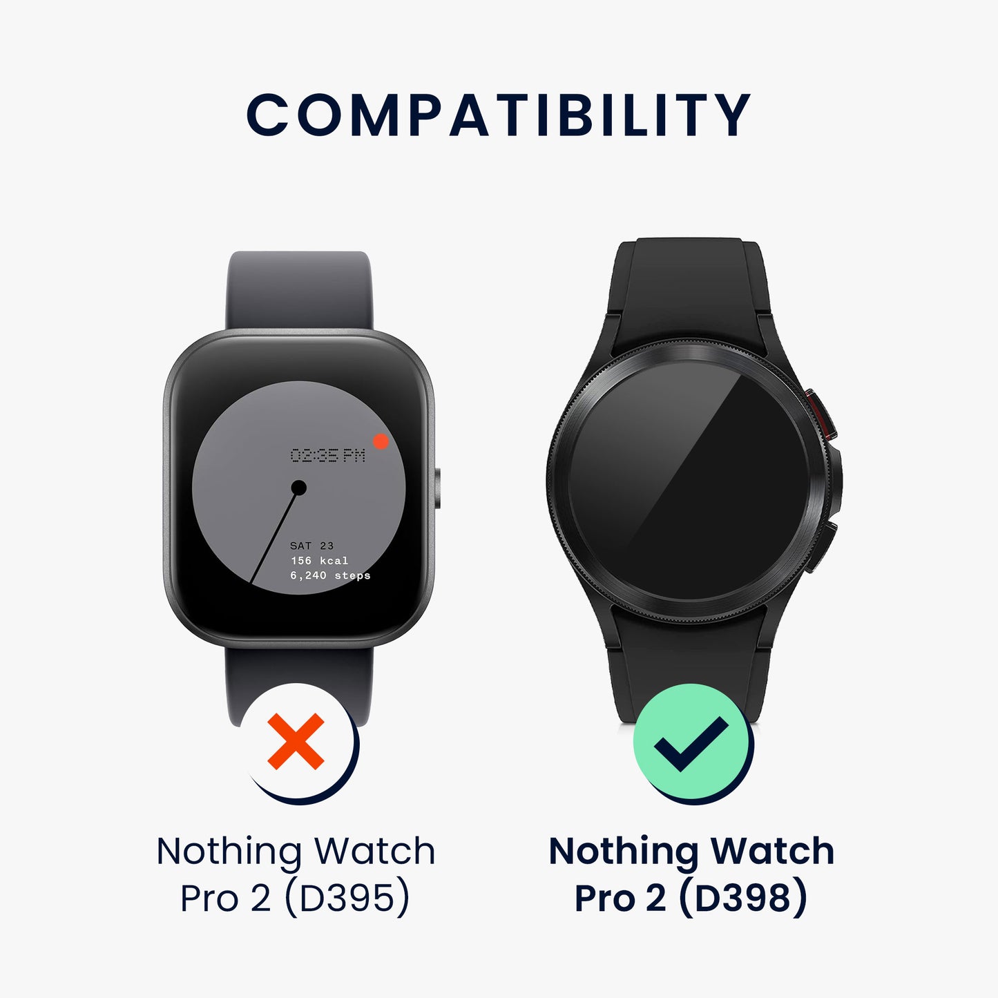 kwmobile Schutzring kompatibel mit CMF by Nothing Watch Pro 2 (D398) Fitnesstracker - Bezel Ring Lünette