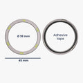 kwmobile Schutzring kompatibel mit CMF by Nothing Watch Pro 2 (D398) Fitnesstracker - Bezel Ring Lünette