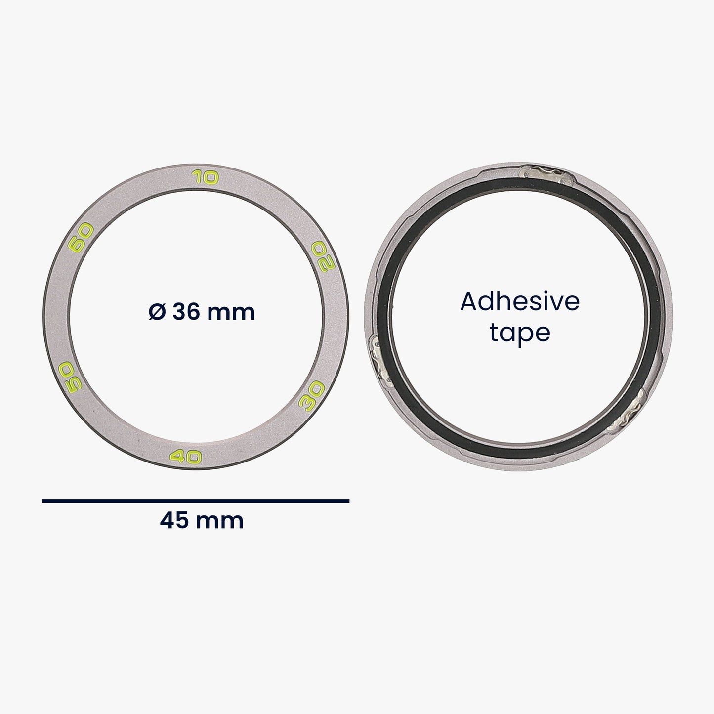kwmobile Schutzring kompatibel mit CMF by Nothing Watch Pro 2 (D398) Fitnesstracker - Bezel Ring Lünette