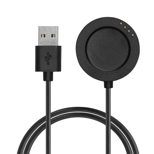 kwmobile USB Kabel Charger kompatibel mit Xiaomi Watch S4 Sport Ladekabel - Smart Watch Ersatzkabel - Fitnesstracker Aufladekabel in Schwarz Schwarz  