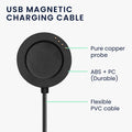 kwmobile USB Kabel Charger kompatibel mit Xiaomi Watch S4 Sport Ladekabel Smart Watch Ersatzkabel Fitnesstracker Aufladekabel