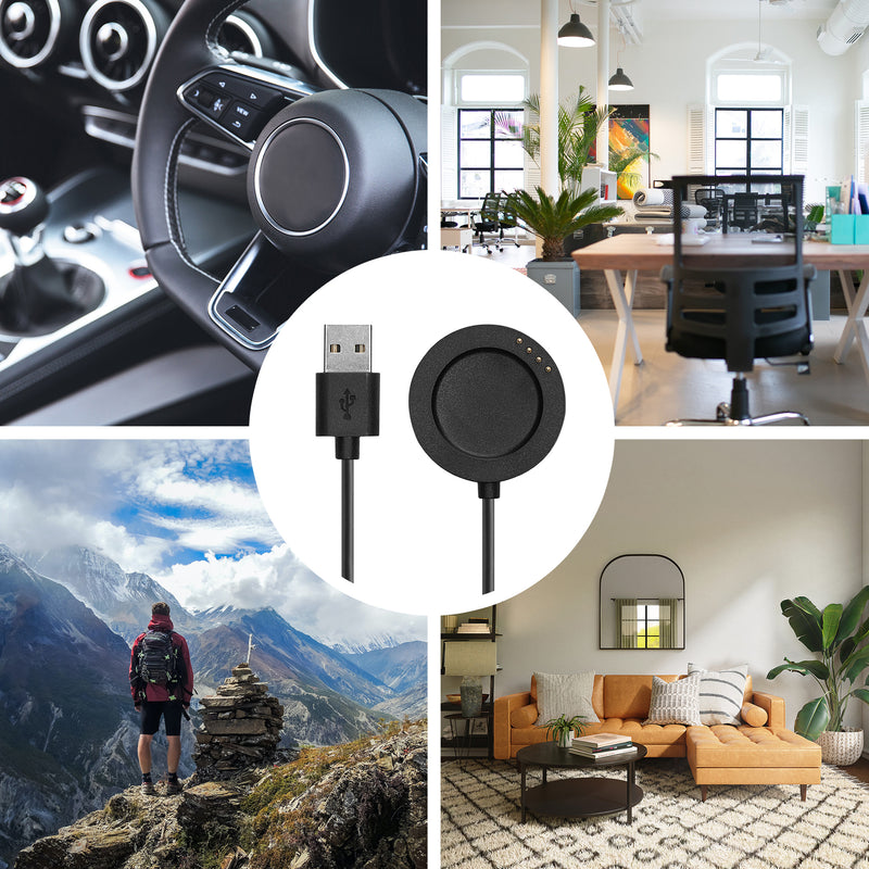 kwmobile USB Kabel Charger kompatibel mit Xiaomi Watch S4 Sport Ladekabel Smart Watch Ersatzkabel Fitnesstracker Aufladekabel