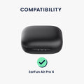 kwmobile Hülle kompatibel mit EarFun Air Pro 4 Kopfhörer