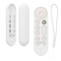 kwmobile Hülle Fernbedienung kompatibel mit Google TV Streamer 4K Hülle - Silikon Case für TV Zubehör in Weiß Weiß  