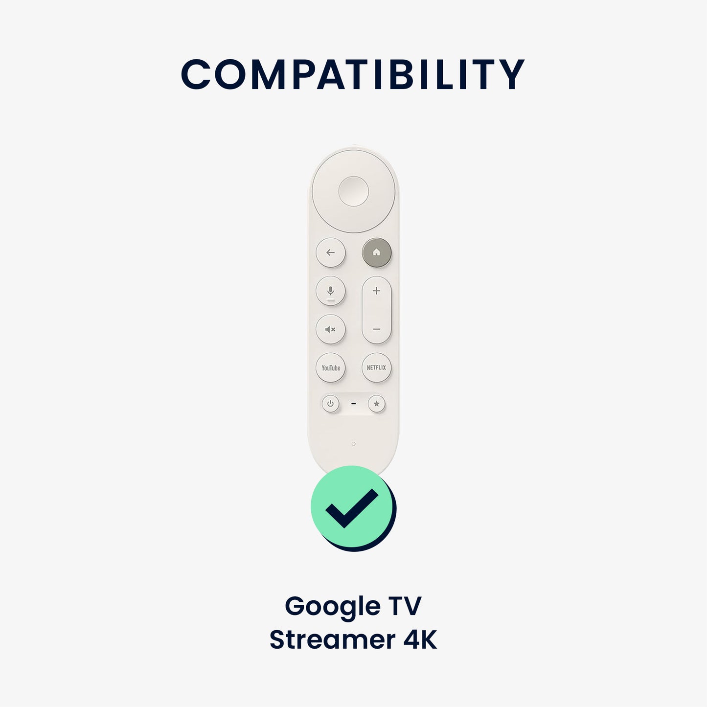 kwmobile Hülle Fernbedienung kompatibel mit Google TV Streamer 4K Hülle für TV Zubehör