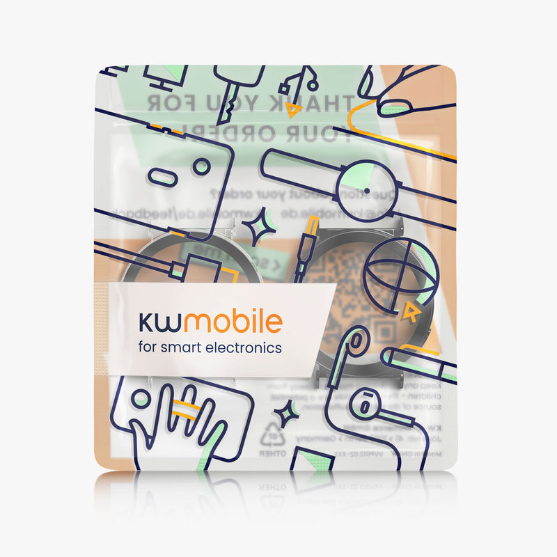 kwmobile Glas Hülle für Huawei Watch GT5 41mm Schutzhülle Fullbody Fitnesstracker Case Set