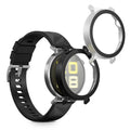 kwmobile 2x Cover kompatibel mit Huawei Watch GT5 41mm Hülle - Fullbody Fitnesstracker Case Set aus Glas - Schwarz Silber Schwarz  [dsg02]