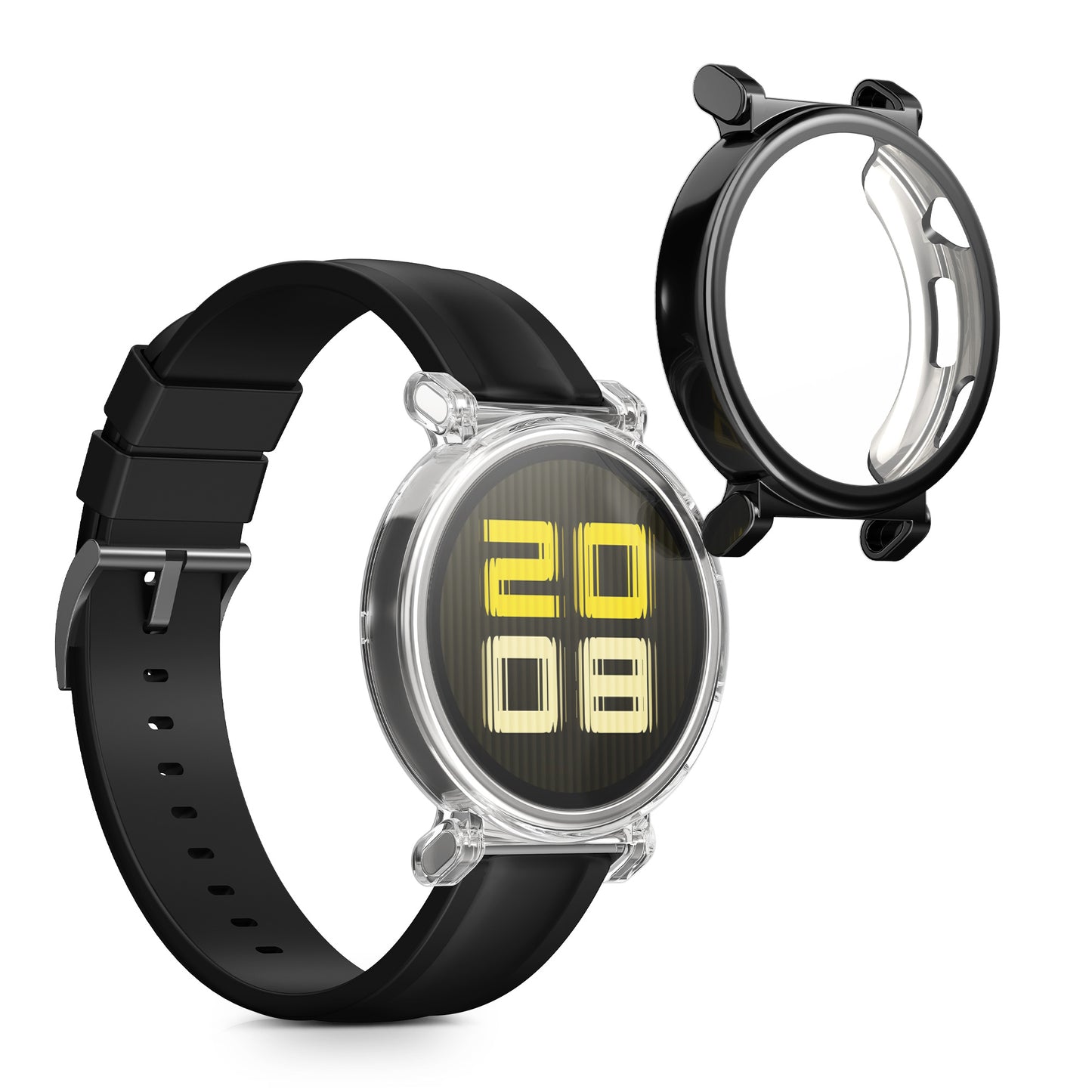 kwmobile Hülle für Huami Watch GT5 41mm Schutzhülle Fullbody Display Cover Set