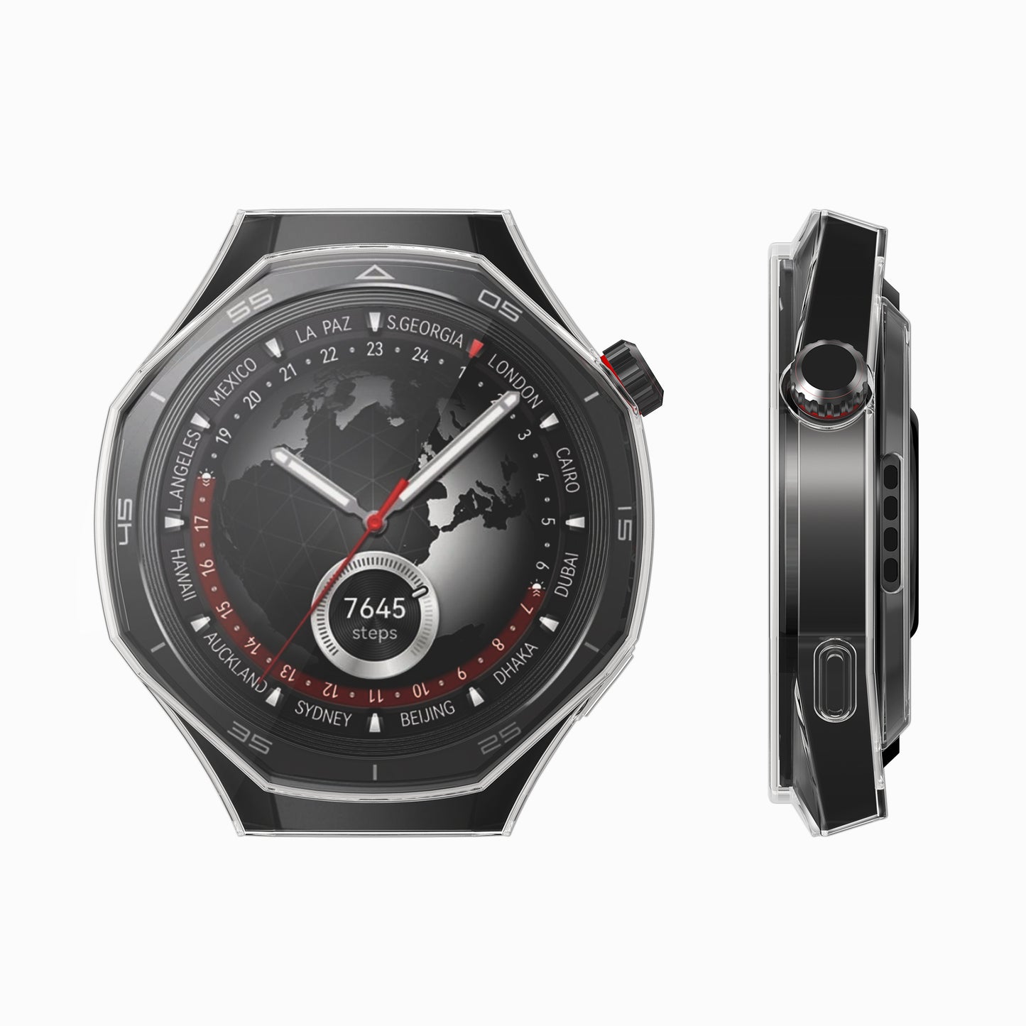 kwmobile Hülle für Huami Watch GT5 Pro 46mm Schutzhülle Fullbody Display Cover Set