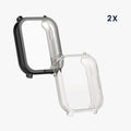kwmobile Schutzhülle für Xiaomi Redmi Watch 5 Active Fullbody Display Cover Set