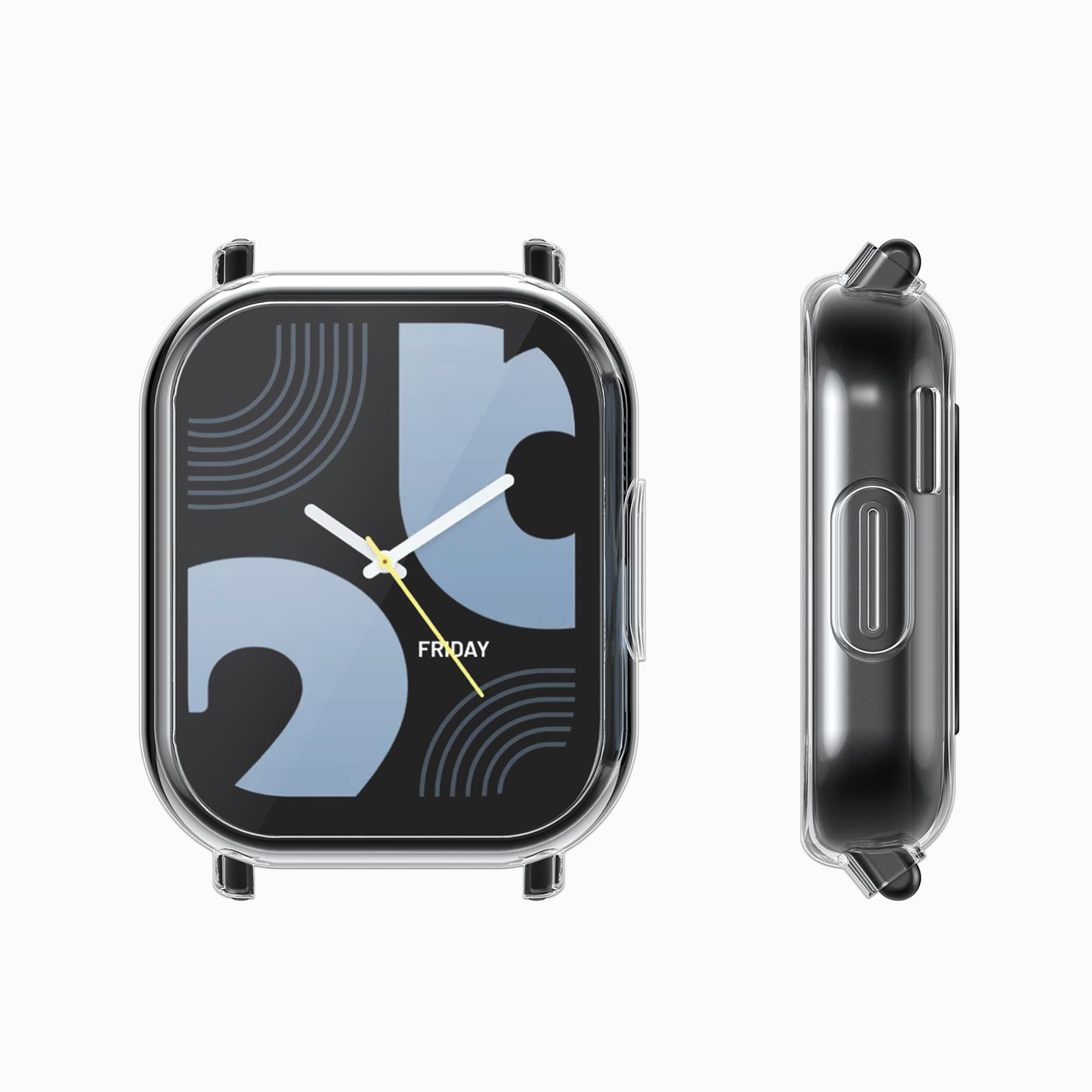 kwmobile Silikon Hülle für Xiaomi Redmi Watch 5 Lite Schutzhülle Fullbody Display Cover Set
