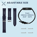 kwmobile Uhrenarmband für Huawei Watch GT5 46mm / GT5 Pro 46mm Armband Fitnesstracker Band Set Ersatzarmband Smartwatch