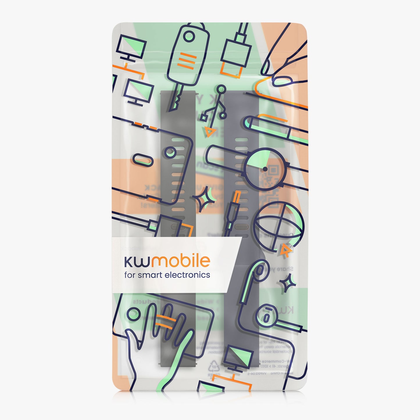 kwmobile Uhrenarmband für Xiaomi Redmi Watch 5 Active / Watch 5 Lite Armband Fitnesstracker Band Set Ersatzarmband Smartwatch