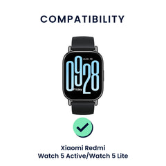 kwmobile Uhrenarmband für Xiaomi Redmi Watch 5 Active / Watch 5 Lite Armband Fitnesstracker Band Set Ersatzarmband
