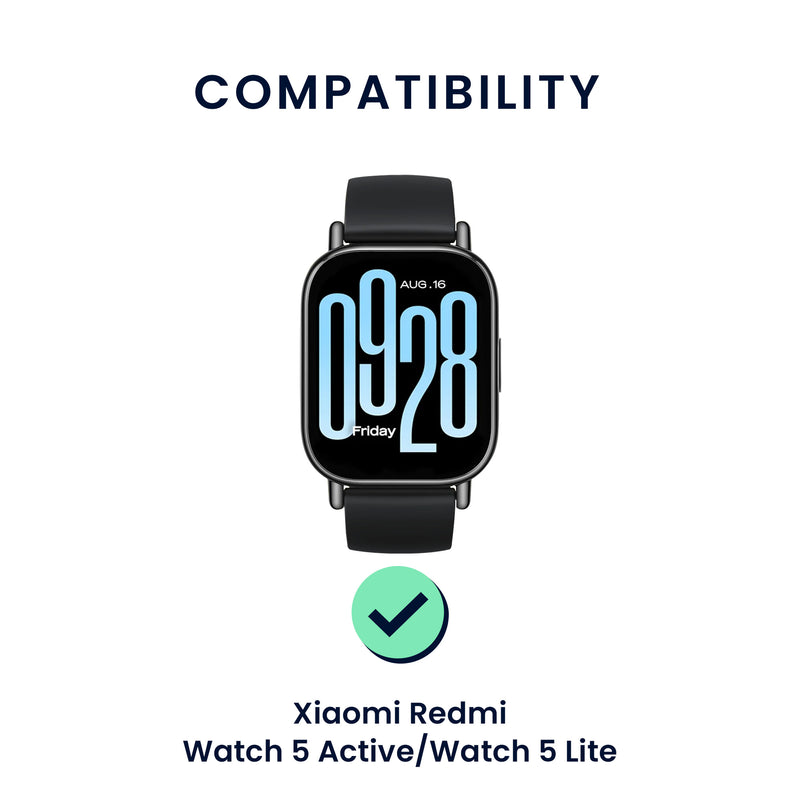 kwmobile Uhrenarmband für Xiaomi Redmi Watch 5 Active / Watch 5 Lite Armband Fitnesstracker Band Set Ersatzarmband Smartwatch
