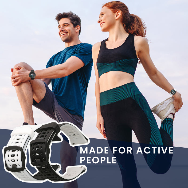kwmobile Uhrenarmband für COROS PACE 3 / APEX 2 Pro / APEX 46mm / APEX Pro Armband Fitnesstracker Band Set Ersatzarmband Smartwatch