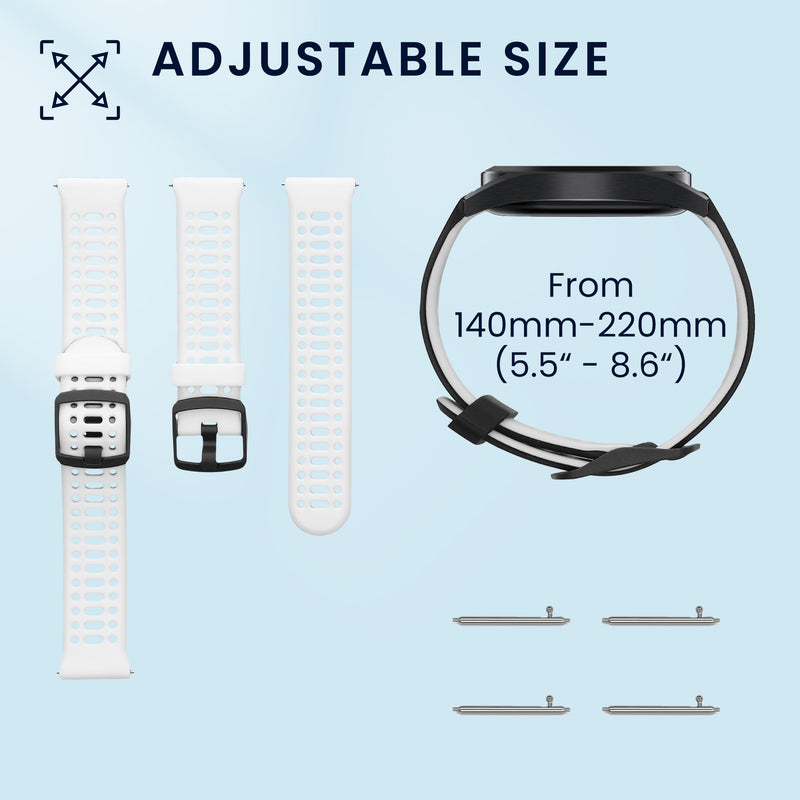 kwmobile Uhrenarmband für COROS PACE 3 / APEX 2 Pro / APEX 46mm / APEX Pro Armband Fitnesstracker Band Set Ersatzarmband Smartwatch