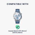 kwmobile Ersatzarmband kompatibel mit Huawei Watch GT5 46mm / GT5 Pro 46mm Armband - Fitnesstracker Band mit Magnetverschluss