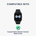 kwmobile Ersatzarmband kompatibel mit Huawei Redmi Watch 5 Active / Watch 5 Lite Armband Fitnesstracker Band mit Magnetverschluss