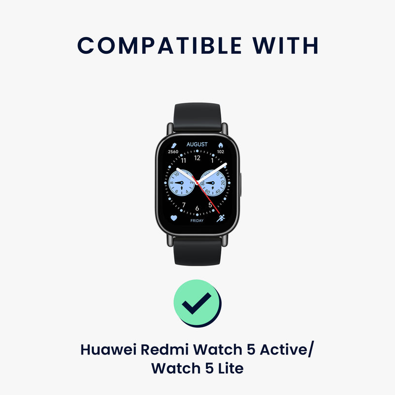 kwmobile Ersatzarmband kompatibel mit Huawei Redmi Watch 5 Active / Watch 5 Lite Armband Fitnesstracker Band mit Magnetverschluss