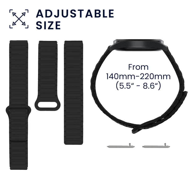 kwmobile Ersatzarmband kompatibel mit Huawei Redmi Watch 5 Active / Watch 5 Lite Armband Fitnesstracker Band mit Magnetverschluss