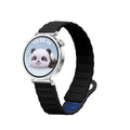 kwmobile Ersatzarmband kompatibel mit Huawei Watch GT5 41mm / GT5 Pro 42mm Armband - Fitnesstracker Silikon Band mit Magnetverschluss Schwarz  [dsg01]