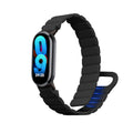 kwmobile Ersatzarmband kompatibel mit Xiaomi Mi Band 10 / Mi Band 9 / 8 Armband - Fitnesstracker Silikon Band mit Magnetverschluss Schwarz  [dsg01]