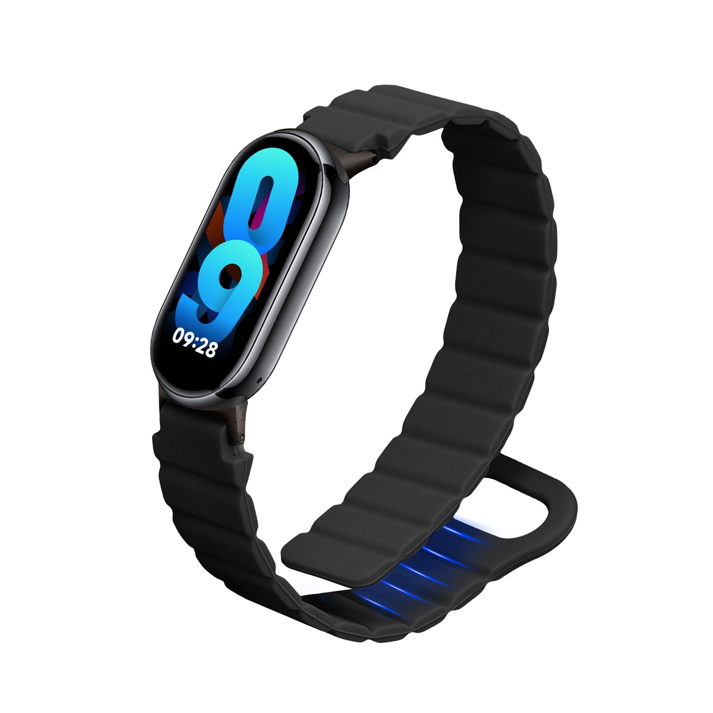 kwmobile Ersatzarmband kompatibel mit Xiaomi Mi Band 10 / Mi Band 9 / 8 Armband - Fitnesstracker Band mit Magnetverschluss
