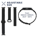 kwmobile Ersatzarmband kompatibel mit Xiaomi Mi Band 10 / Mi Band 9 / 8 Armband - Fitnesstracker Band mit Magnetverschluss
