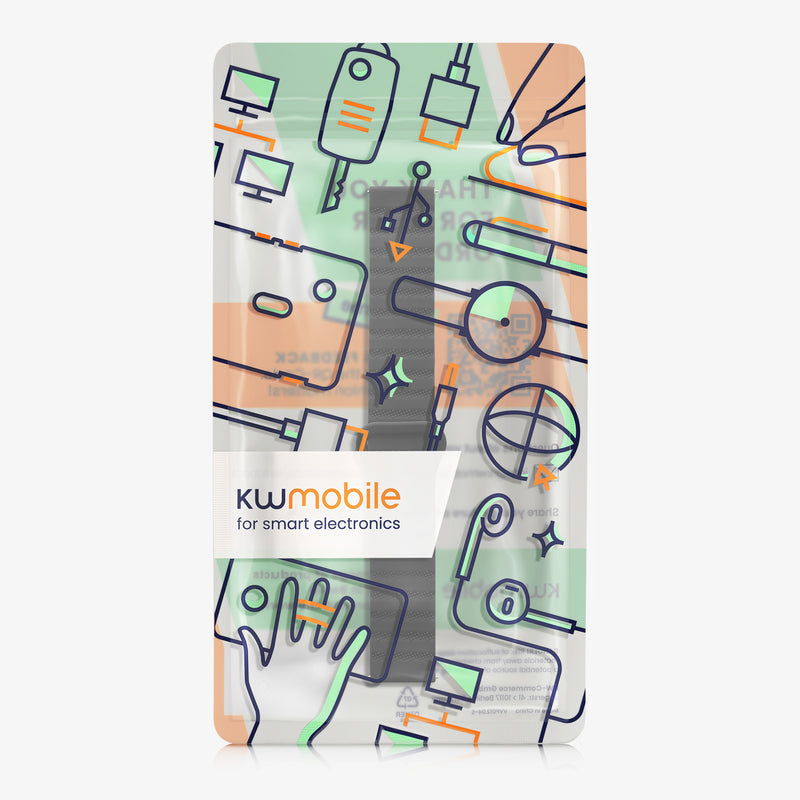 kwmobile Ersatzarmband kompatibel mit Xiaomi Mi Watch Color Sport / S1 Active Armband - Fitnesstracker Band mit Magnetverschluss